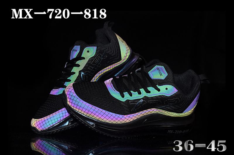Women Nike Air Max 720-818 Midnight Black Purple Shoes